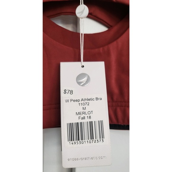 Endeavor Athletics Women's Peep Athletic Sports Bra- Size Medium - Picture 2 of 7